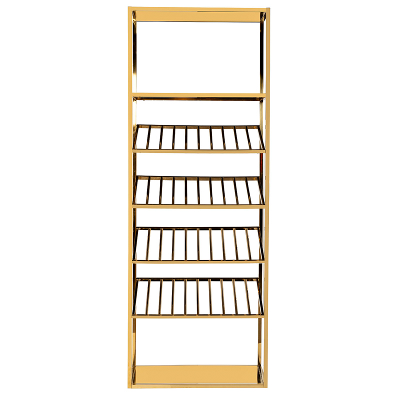 Стеллаж для хранения вина Raul Rack Gold Глянцевое золото Стеллаж для хранения вина Raul Rack Gold Глянцевое золото в Грозном | Loft Concept