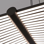 Люстра в виде распахнутых крыльев из тонких металлических планок Flight of Freedom варинант исполнения - 11 | Loft Concept в Грозном