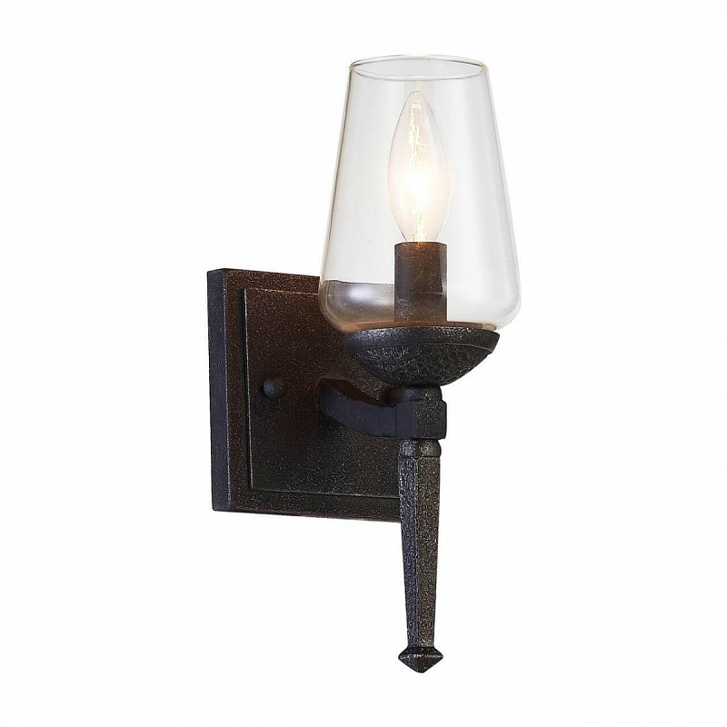 Бра Badoer Loft Sconces Черный Прозрачный Бра Badoer Loft Sconces Черный Прозрачный в Грозном | Loft Concept