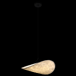 Подвесной светильник с белым тканевым плафоном в форме облака Crystal Cloud Junction варинант исполнения - 3 | Loft Concept в Грозном