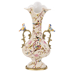 Ваза из фарфора с бронзовыми вставками Eden Garden варинант исполнения - 1 | Loft Concept в Грозном