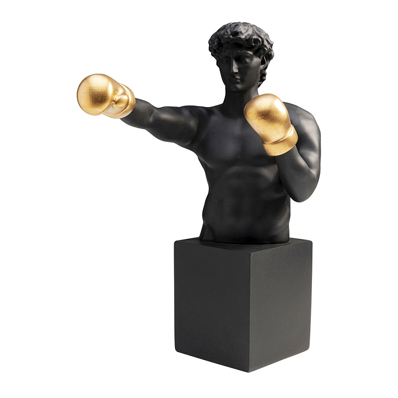 Статуэтка David with Golden Gloves Черный Золотой в Грозном | Loft Concept 
