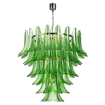 Люстра из семи ярусов зеленого стекла Independence варинант исполнения - 1 | Loft Concept в Грозном