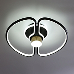 Потолочный светильник черного цвета круглой формы Luke Lampco Tracer Lamp варинант исполнения - 2 | Loft Concept в Грозном