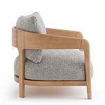 Кресло с каркасом из массива ясеня Deniaud Ash Grey Armchair варинант исполнения - 4 | Loft Concept в Грозном