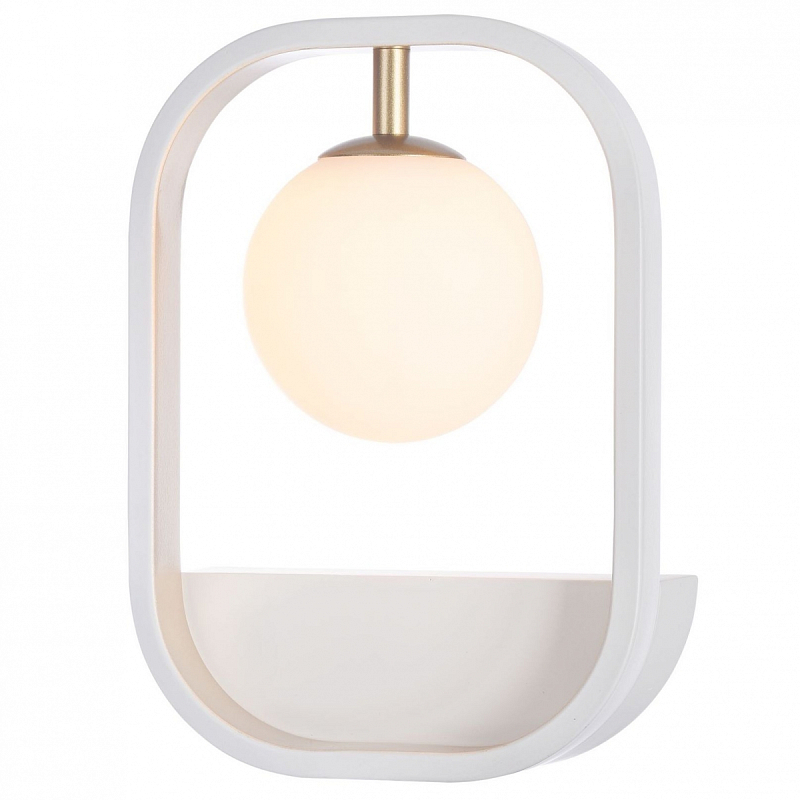 Бра Michele Ball Sconces Белый Золотой Серебряный Бра Michele Ball Sconces Белый Золотой Серебряный в Грозном | Loft Concept