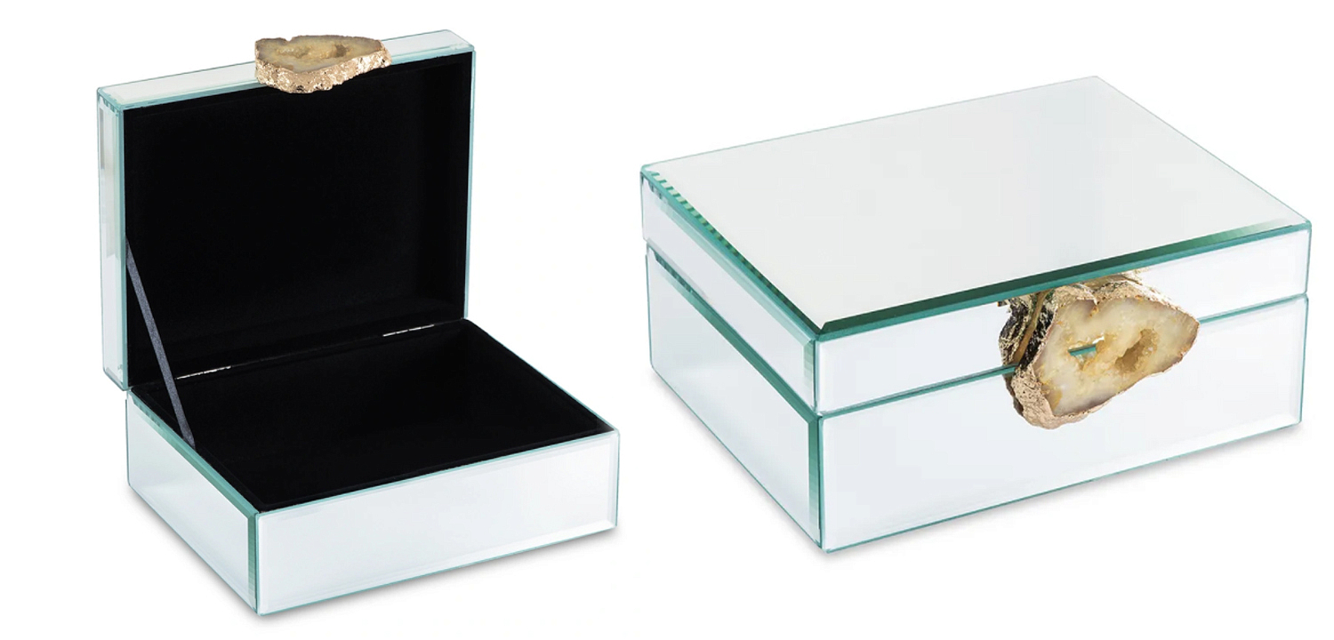 Шкатулка Glass Agate Box Шкатулка Glass Agate Box - Loft-Concept в Грозном