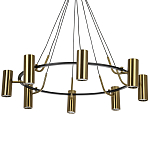 Кольцевая люстра Daviau Brass Ring Chandelier варинант исполнения - 1 | Loft Concept в Грозном