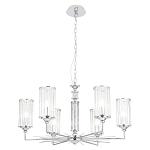 Люстра с 6-ю цилиндрическими стеклянными плафонами Jeanette варинант исполнения - 6 | Loft Concept в Грозном