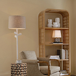 Настольная лампа с фигурным узором и трапециевидным абажуром Сonundrum варинант исполнения - 5 | Loft Concept в Грозном