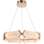 Люстра кольцевая с текстурным природным рисунком IceFlame варинант исполнения - 6 | Loft Concept в Грозном