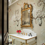 Обои ручная роспись Silk Tree Special Colourway on grey painted Xuan paper варинант исполнения - 2 | Loft Concept в Грозном