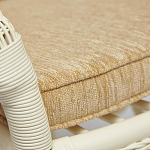 Комплект обеденный из ротанга Eloise grand white варинант исполнения - 12 | Loft Concept в Грозном