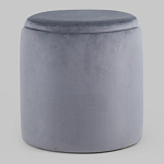 Пуф Alice Poof Grey Серый велюр варинант исполнения - 5 | Loft Concept в Грозном