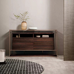 Дизайнерский комод в металлическом каркасе Valerian варинант исполнения - 2 | Loft Concept в Грозном