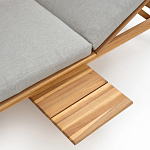 Садовый диван-трансофрмер Kate серый варинант исполнения - 3 | Loft Concept в Грозном