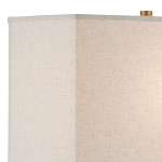 Настольная лампа с корпусом в форме кольца и прямоугольным абажуром French Ring варинант исполнения - 2 | Loft Concept в Грозном