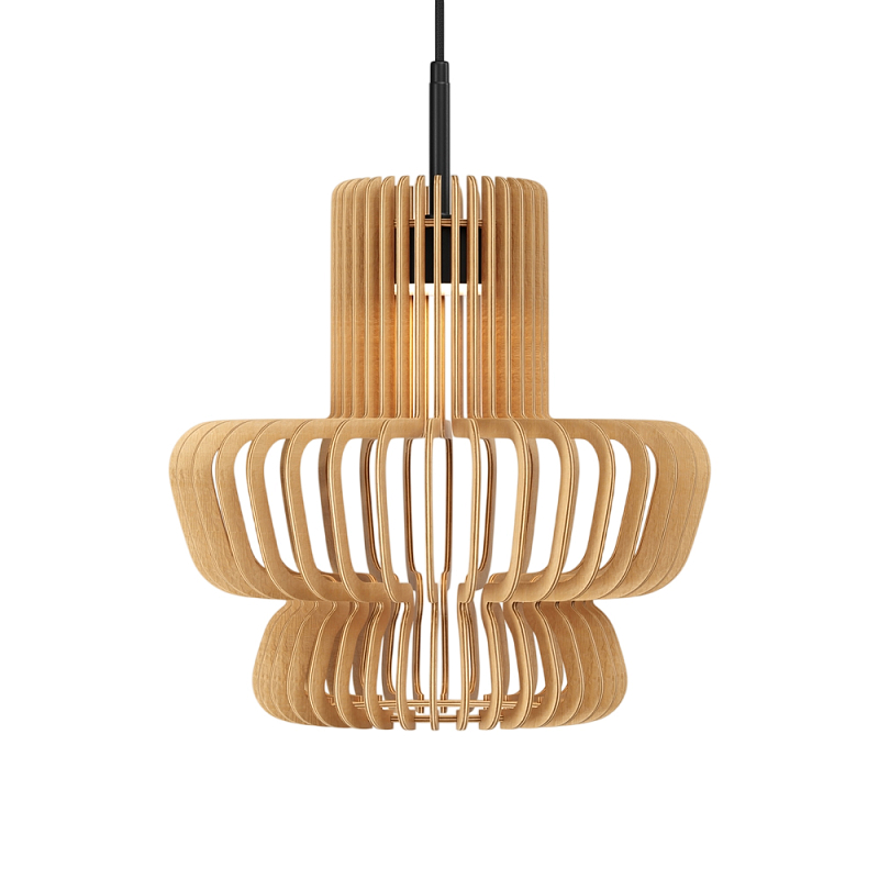 Подвесной светильник Namiki 14Вт 2700-4000К Черный Древесина в Грозном | Loft Concept 