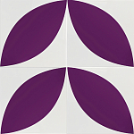 Дизайнерская плитка с узором Лепесток варинант исполнения - 1 | Loft Concept в Грозном