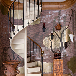 Обои ручная роспись Willow & Waves Original colourway on Edo painted Xuan paper with antiquing варинант исполнения - 3 | Loft Concept в Грозном