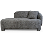 Кушетка серая с обивкой букле Thalia Grey Boucle Sofa варинант исполнения - 1 | Loft Concept в Грозном