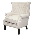 Кресло Charlie Armchair beige flax варинант исполнения - 3 | Loft Concept в Грозном