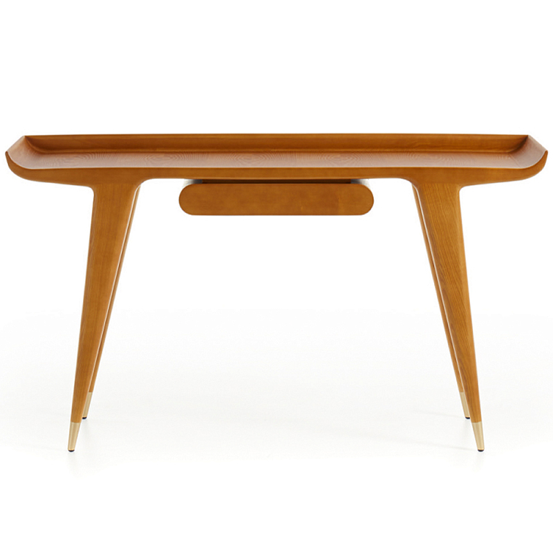 Дизайнерский рабочий стол из массива дерева Gio Ponti D.847.1 Writing Desk Древесина Дизайнерский рабочий стол из массива дерева Gio Ponti D.847.1 Writing Desk Древесина в Грозном | Loft Concept
