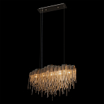 Люстра подвесная с металлическими цепочками и изогнутыми металлическими дугами 72 см Atlantis Chain варинант исполнения - 5 | Loft Concept в Грозном