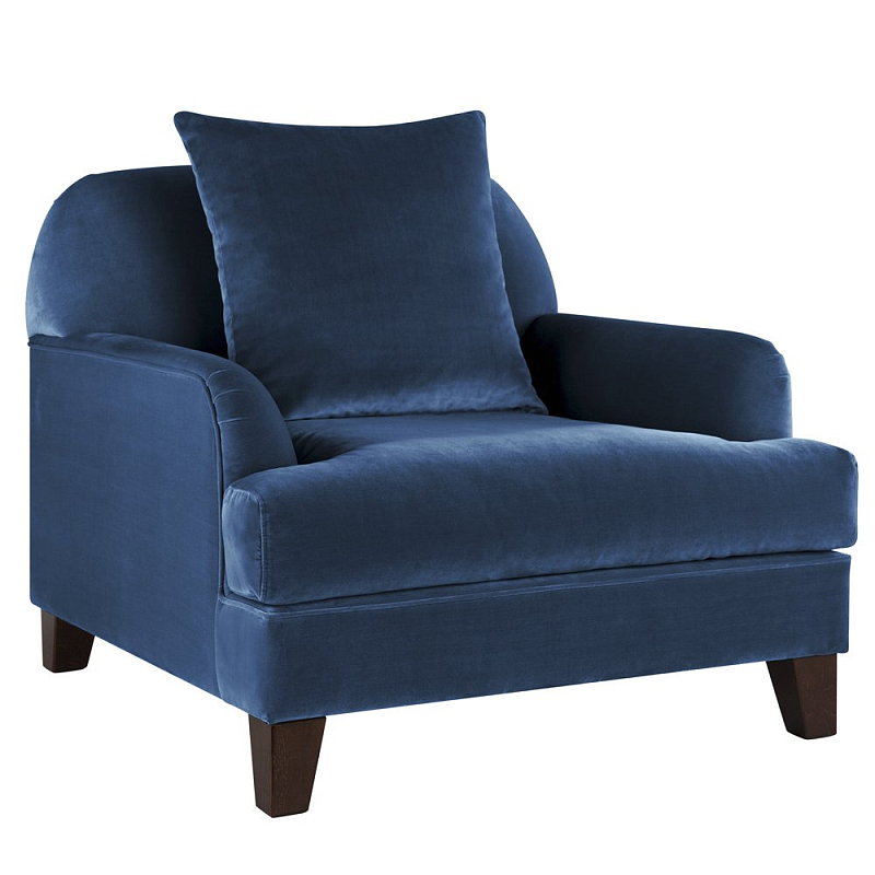 Кресло Grace Deep Blue Синий Кресло Grace Deep Blue Синий в Грозном | Loft Concept