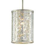 Подвесной светильник в форме цилиндра Speckled Mirror Plates варинант исполнения - 2 | Loft Concept в Грозном