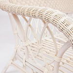 Комплект уличной мебели из ротанга Eloise белый варинант исполнения - 4 | Loft Concept в Грозном
