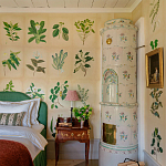 Обои ручная роспись Botanical Studies Linnaeus colourway варинант исполнения - 6 | Loft Concept в Грозном