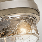 Потолочный светильник с прозрачным стеклянным плафоном с эффектом пузырьков Kichler варинант исполнения - 2 | Loft Concept в Грозном