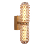 Бра с факутрным стеклянным плафоном Шампань Sonora варинант исполнения - 1 | Loft Concept в Грозном