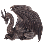 Декоративная статуэтка Дракон Dark Bronze Winged Dragon Statuette варинант исполнения - 3 | Loft Concept в Грозном