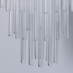 Бра с круглым основанием и длинными прозрачныи стеклянными трубками Nembus варинант исполнения - 7 | Loft Concept в Грозном