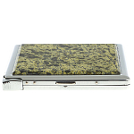 Портсигар на 10 сигарет с газовой зажигалкой из натурального камня Змеевик Светлый Stone Cigarettes Cases варинант исполнения - 5 | Loft Concept в Грозном