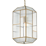 Подвесной светильник с рельефным стеклом Embossed Glass варинант исполнения - 2 | Loft Concept в Грозном