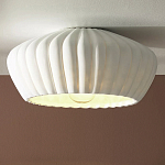 Потолочный светильник керамический Ceramic Embossed Lamp варинант исполнения - 2 | Loft Concept в Грозном