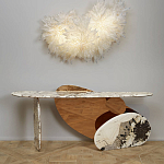 Консоль в виде овальных элементов Jinye console варинант исполнения - 3 | Loft Concept в Грозном