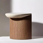 Дизайнерский журнальный стол полукруглой формы Pokun варинант исполнения - 2 | Loft Concept в Грозном