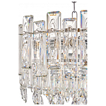 Круглая люстра с хрустальными подвесками на серебряном каркасе Gorgeous Crystal Light варинант исполнения - 11 | Loft Concept в Грозном
