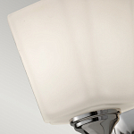 Бра для ванных комнат с белым матовым плафоном квадратной формы на основании цвета хром Feiss варинант исполнения - 5 | Loft Concept в Грозном