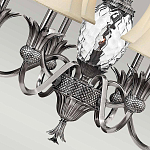 Люстра с 7-ю кремовыми текстильными абажурами Hinkley варинант исполнения - 6 | Loft Concept в Грозном