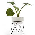 Кашпо Elevated Planters Luna 54 белое варинант исполнения - 2 | Loft Concept в Грозном