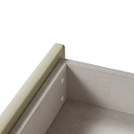 Консоль прямоугольная на золотом каркасе с 2-мя ящиками Warwick варинант исполнения - 1 | Loft Concept в Грозном