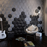 Гипсовая 3D панель с принтографией PM-30 варинант исполнения - 7 | Loft Concept в Грозном