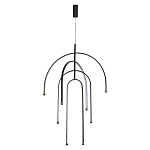 Люстра подвесная с дугообразными изогнутыми элементами Luke Lampco Tracer Lamp варинант исполнения - 2 | Loft Concept в Грозном