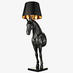Horse Statue Floor Lamp Большой светильник Черная Лошадь варинант исполнения - 6 | Loft Concept в Грозном
