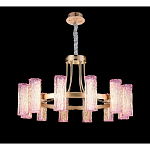 Люстра круглая с текстурными цилиндрическими плафонами Glimpse варинант исполнения - 4 | Loft Concept в Грозном